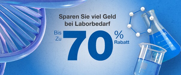 Große Einsparungen bei Laborverbrauchsmaterialien