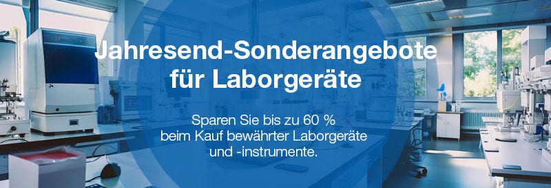 Jahresend-Sonderangebote für Laborgeräte