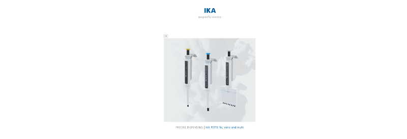 IKA PETTE Fix and Vario