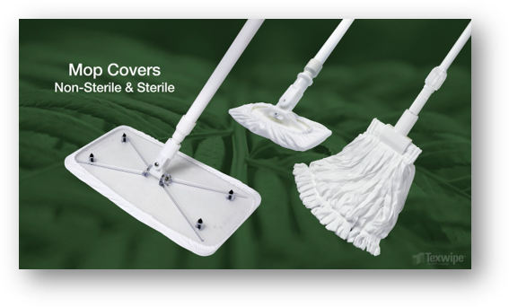 Texwipe sterile and non sterile mops