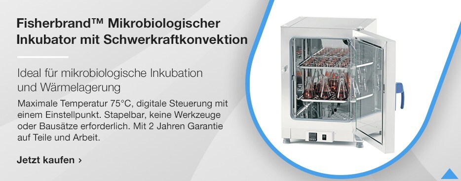 Fisherbrand&trade; Mikrobiologischer Inkubator mit Schwerkraftkonvektion