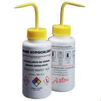 Azlon_Sodium_hyprochlorite_bleach_wash_bottles_v2 Azlon™ Natriumhypochlorit Bleichmittel Waschflasche