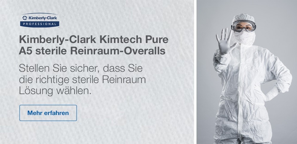 Kimberly-Clark™ Kimtech™ A5 Sterile Cleanroom Coveralls