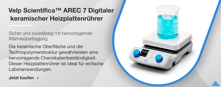 Velp Scientifica™ AREC 7 Digital Ceramic Hot Plate Stirrer Velp Scientifica™ AREC 7 Digital Ceramic Hot Plate Stirrer
